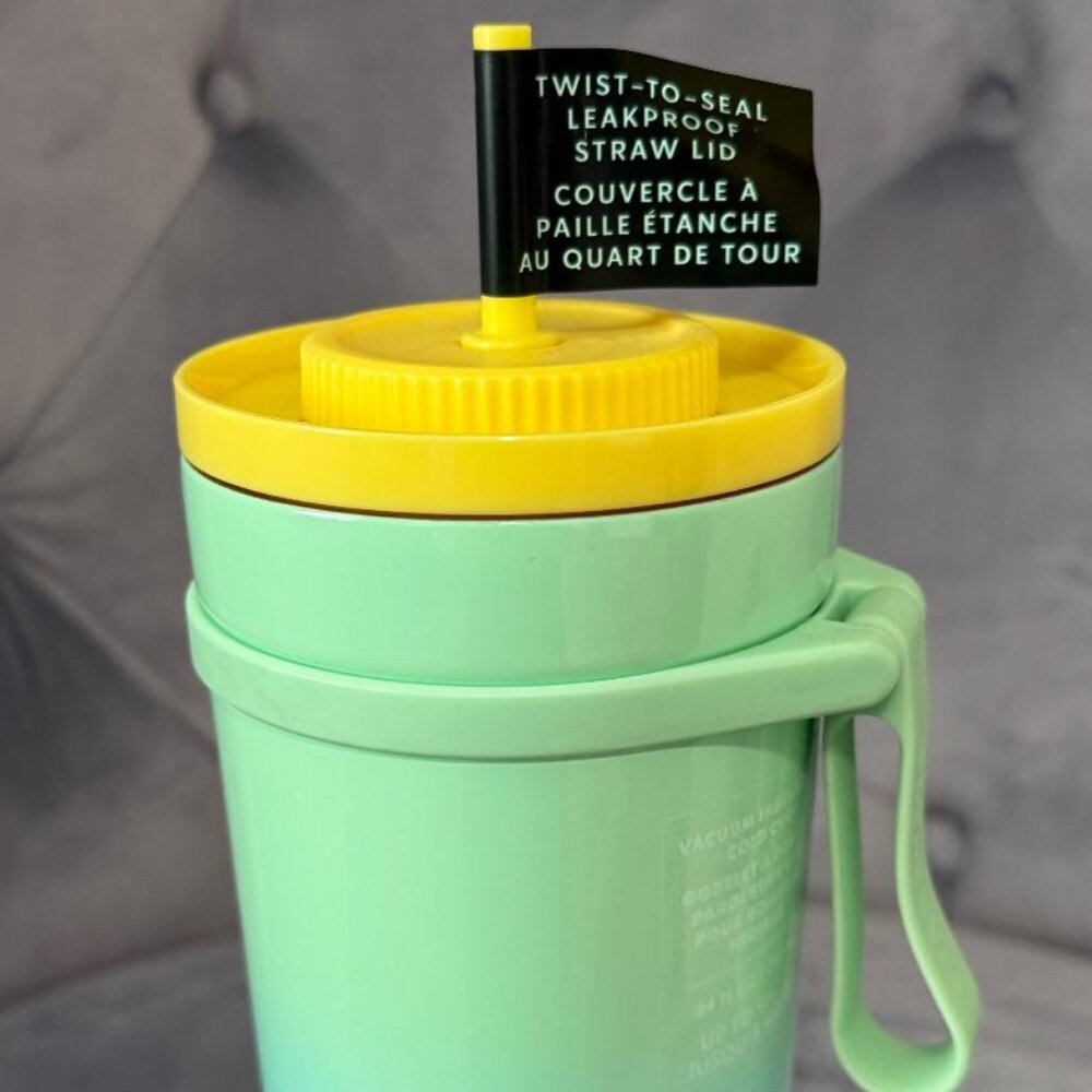Starbucks Stainless Steel Blue Green Gradient Cold Cup (24oz) NWT - Picture 4 of 6